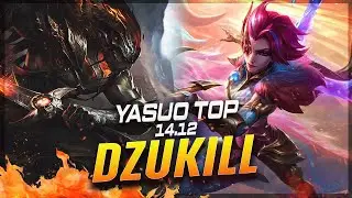 Dzukill - Yasuo vs Fiora TOP Patch 14.12 - Yasuo Gameplay