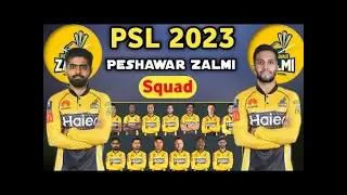 Peshawar Zalmi squad for PSL 2023!!! Pakistan Super League 2023!!!