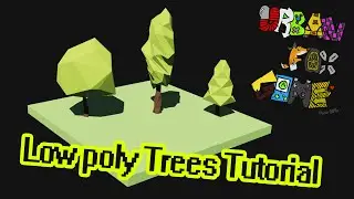 How to make Low poly Trees (3ds max)