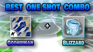 | Blizzard + Godhuman Combo And Bounty hunt | Blox fruits