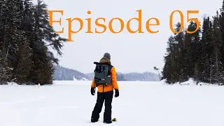 Snowshoeing on Good Lake