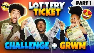 DID WE WIN $1 MILLION DOLLARS?! (LOTTERY TICKET CHALLENGE + GRWM PART 1)| Hines Family