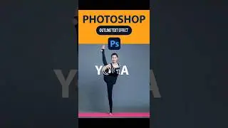 Outline Effect in Adobe Photoshop Tutorial ।। #shorts #photoshop