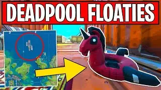 Find *DEADPOOL* Floaties at The Yacht Fortnite Week 2 Challenges