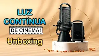Fotografe com LUZ CONTÍNUA de CINEMA! - Unboxing