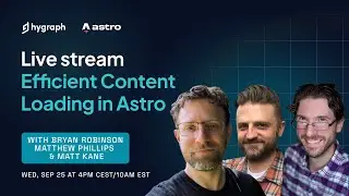 Efficient Content Loading in Astro with Matthew and Matt from Astro