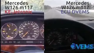 Mercedes w126 m117 KE-Jetronic vs DVEMS