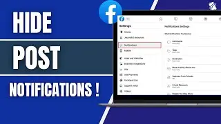 How to Hide Public Post Notifications on Facebook  PC (2025 Guide)