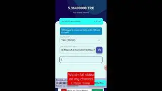 How To Online Earning Trx|| online trx kias kamaya || free trx mining site withdrew money.