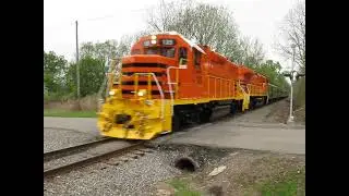 GNWR Heritage 125 GP38-2 northbound @ Perry Road, Mount Morris, NY May 9, 2024