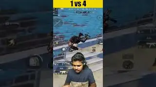 1vs4 😎💪 | Solo vs Squad | #bgmitelugulive | Sai Beast Gaming #short #shorts #shortvideo