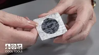 Cool Tools | Back-setting a Cabochon with Silver Metal Clay & Wire by Valerie Bealle