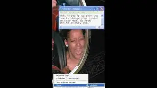 how to change your status in windows live messenger