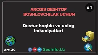1. ArcGIS desktop haqida  | Arcgis Desktop (10.8.2) #arcgisdesktop #arcgis #gis