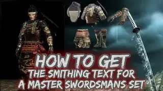 How To Get A Master Swordsman's Power Smithing Text | Nioh