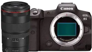 Canon EOS R5 With 100mm RF 2.8L micro IS USM lens Full Unboxing.