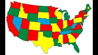 Artificial Intelligence Constrained Satisfying Problem, Map Coloring Problem
