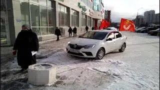 Агитационный автомобиль - СПРФ