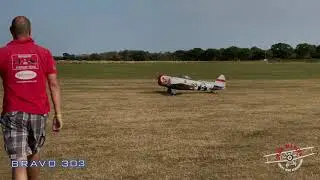 Giant 1/4 Scale P-47 THUNDERBOLT - RC PETROL DLE 170cc John from TJD WARBIRDS