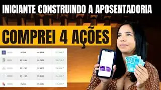 INICIANTE NA BOLSA: MEU NOME É BRUNA E ASSIM VOU ME APOSENTAR AINDA JOVEM!  COMPREI 4 AÇÕES ESTE MÊS