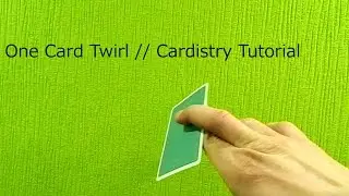 One Card Flicker // Cardistry Tutorial The best secrets of card tricks are always No...