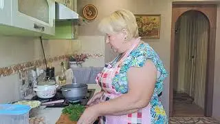Приготовила простой вкусный обед.