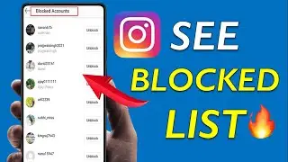 How To See Blocked People On Instagram | Instagram Par Block List Kaise Dekhe