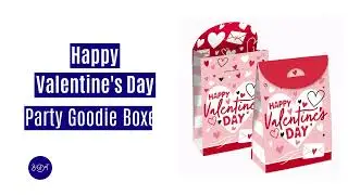 Happy Valentines Day Party Goodie Bags Favor Ideas | Big Dot of Happiness