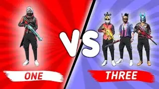 1 Noob🤠 vs 3 Pro Players 🤯 | 1vs3 Critical ⚔situation ☠️ || Rip Sumit FF❎ ||