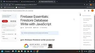 Firebase Essentials Firestore Database Write with JavaScript gem-firebase-firestore-write-javascript
