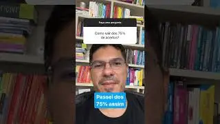 Como sair dos 75% de acertos? #Concursopublico #questoesdeconcursos #direito #estudar #concurseiros