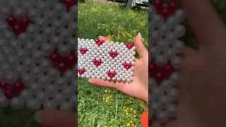 Сумка ❤️ сердце #2024 #работа #handmade #сумка #бисер #бусины #творчество #хобби #ручная_работа
