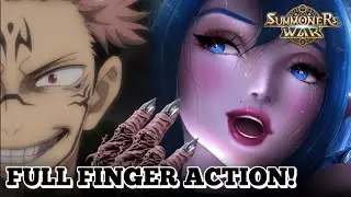 FULL FINGER ACTION - SUKUNA EDITION #summonerswars