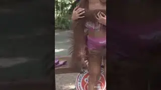 Why this girl loves an ape? #shorts #shortvideo #short