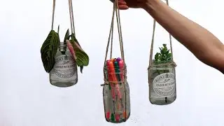 Making Upcycled Hanging Jars ~ JB Escapades Episode 5
