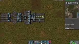 Factorio 4-4 output balancer test