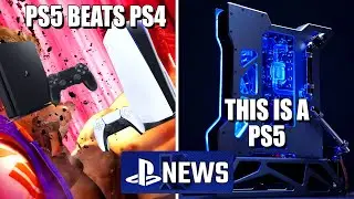🥊PS5 Beating PS4 In Some Aspects, 🎮 YouTuber Creates Custom PS5 - PlayStation News