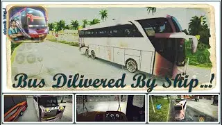 Bus Simulator Indonesia  |  Bus Delivered By Ship  |  Cockpit View Drive  |  Best Cinematic Edited.
