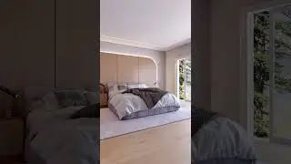 Making bedroom design in 3Ds max