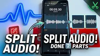 How to split a voice recording into two sections Voice Recorder phone app Android Samsung Galaxy