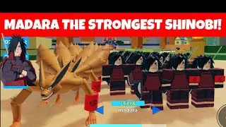 [CODES] 5 Star MADARA Showcase! Strongest Shinobi in Naruto War Tycoon