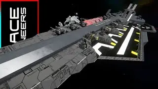 The BA Grottan Class Light Carrier!! - Space Engineers