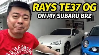 Bumili ako ng RAYS TE37 OG for my Subaru BRZ