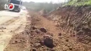 İl Özel İdaresi Kamyon Şoförü Havaya Defalarca Ateş Etti