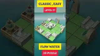LEVEL 27, CLASSIC, EASY, FLOW WATER 3D PUZZLE GAMEPLAY #puzzle #shorts #gaming