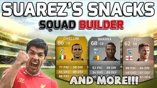 Suarez's Snacks!!! - Players He's Bitten & Players Who Are Food - Fifa 14 Hybrid Squad Builder