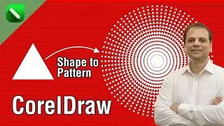 Shape to Pattern using Blend Tool | CorelDraw Tutorial for Beginners