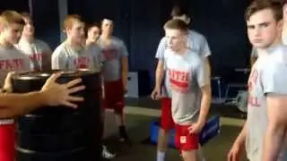 Box Jump During Athletics 53