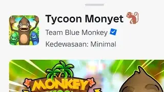 Aku main game monkey tycoon-roblox 