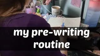 my simple & cozy writing routine ✨ a mini writing vlog